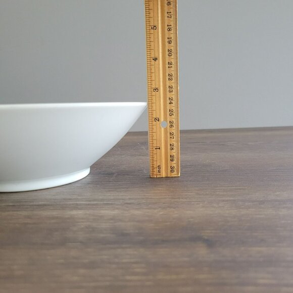 Vintage Noritake Maplewood Round Serving Bowl, Blue & Tan Autumn Leaves, c.1960s - Picture 11 of 11